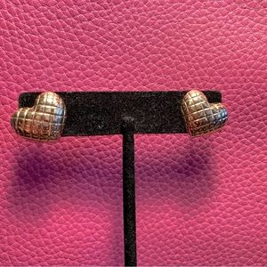 14KT Puff Heart earrings